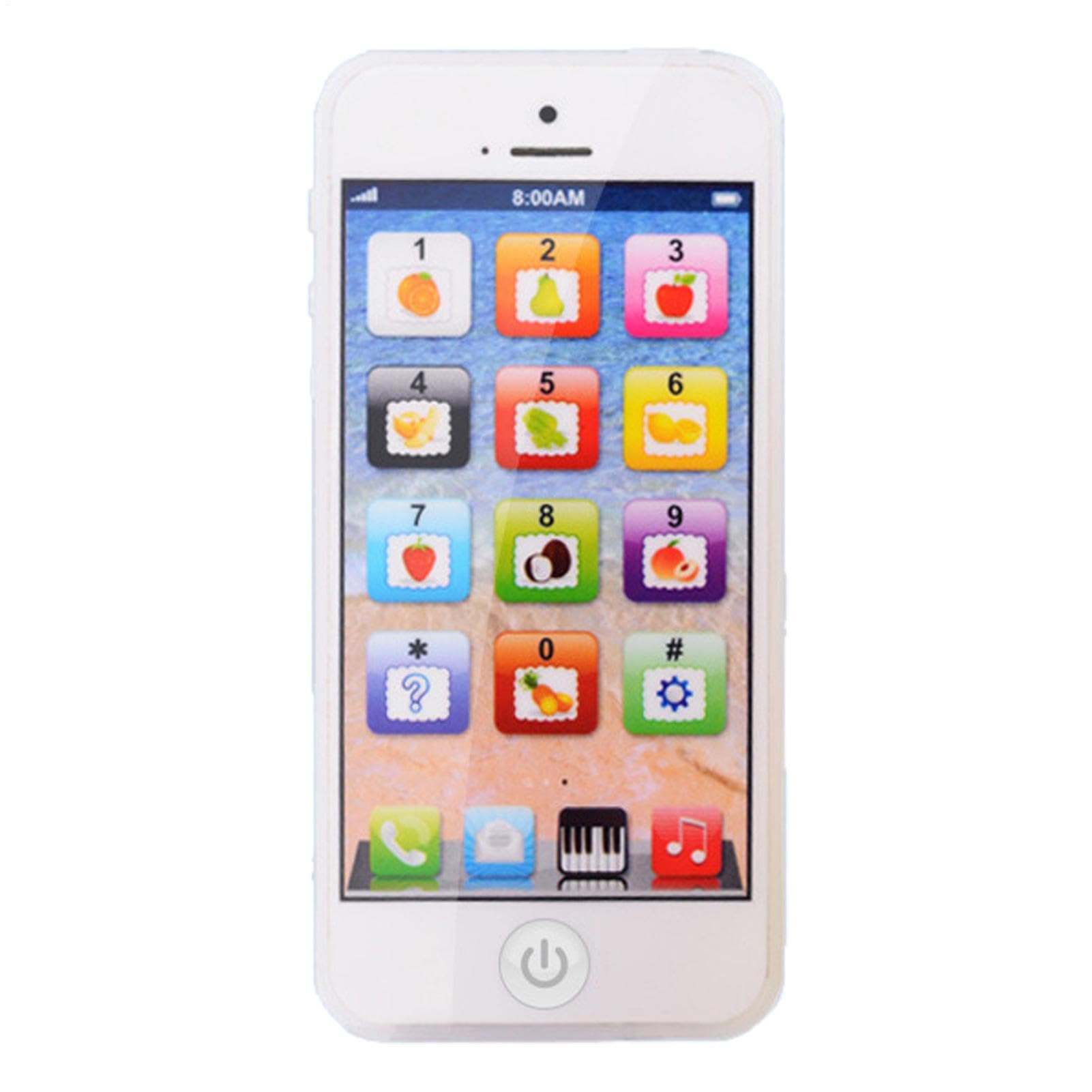 Celular de bebé para aprender jugando con luces mágicas y dulces melodías táctiles 8