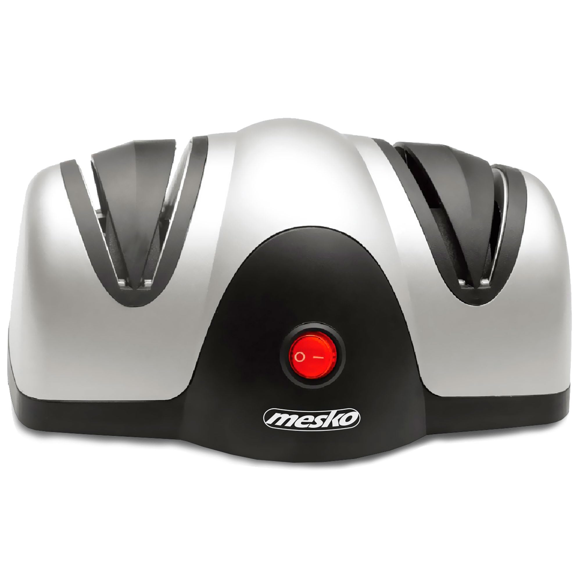 Mesko MS4516 Affilacoltelli elettrico professionale, guide inclinate per affilatura e lucidatura, ideale coltelli da cucina, forbici, 40 W