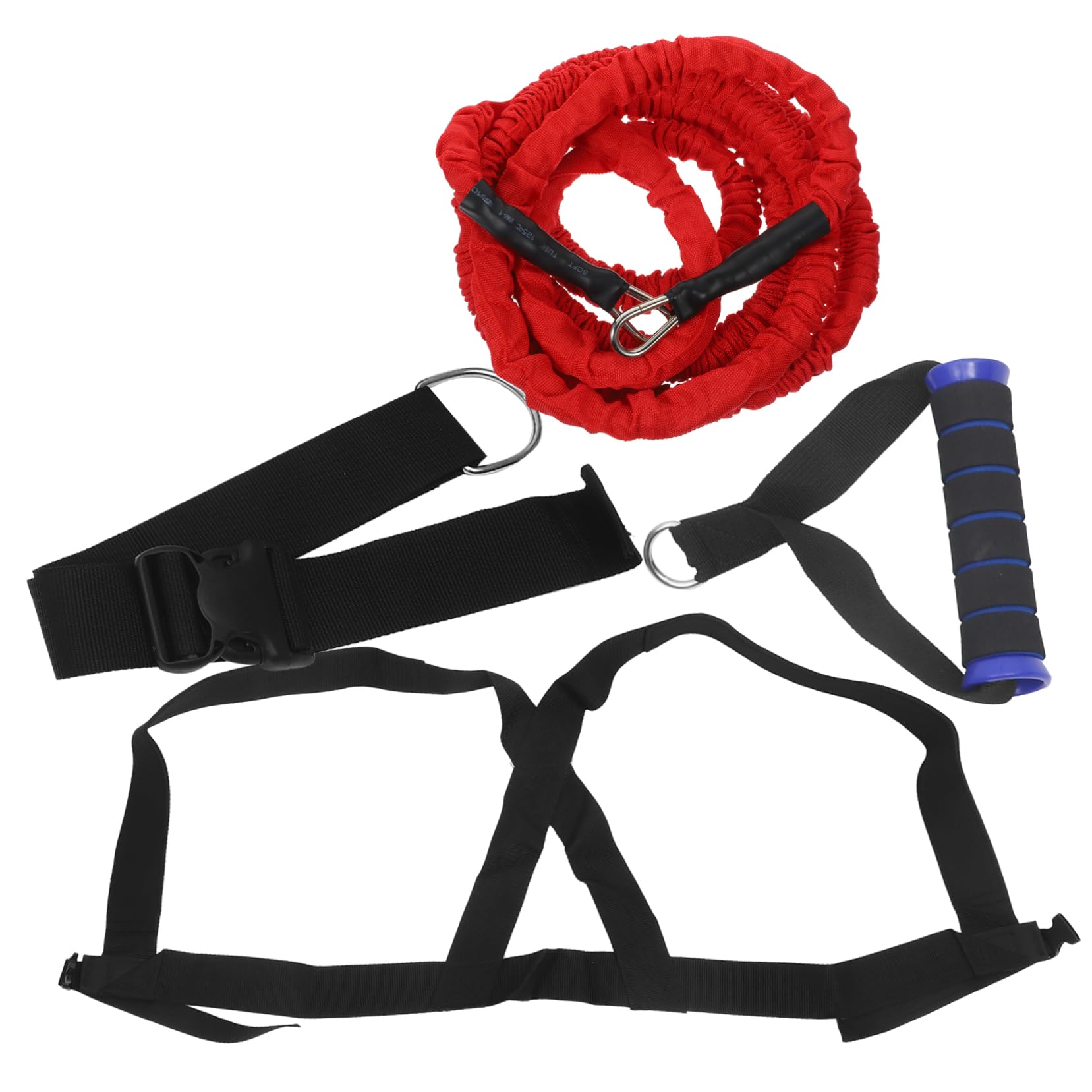 SUPVOX Bandas De Resistencia Dobles para Entrenamiento De Agilidad y Fuerza, Cuerda Elástica De Látex Natural De 3 Metros, para Sprint y Saltos, Adecuado para Uso Gimnasios y Exteriores