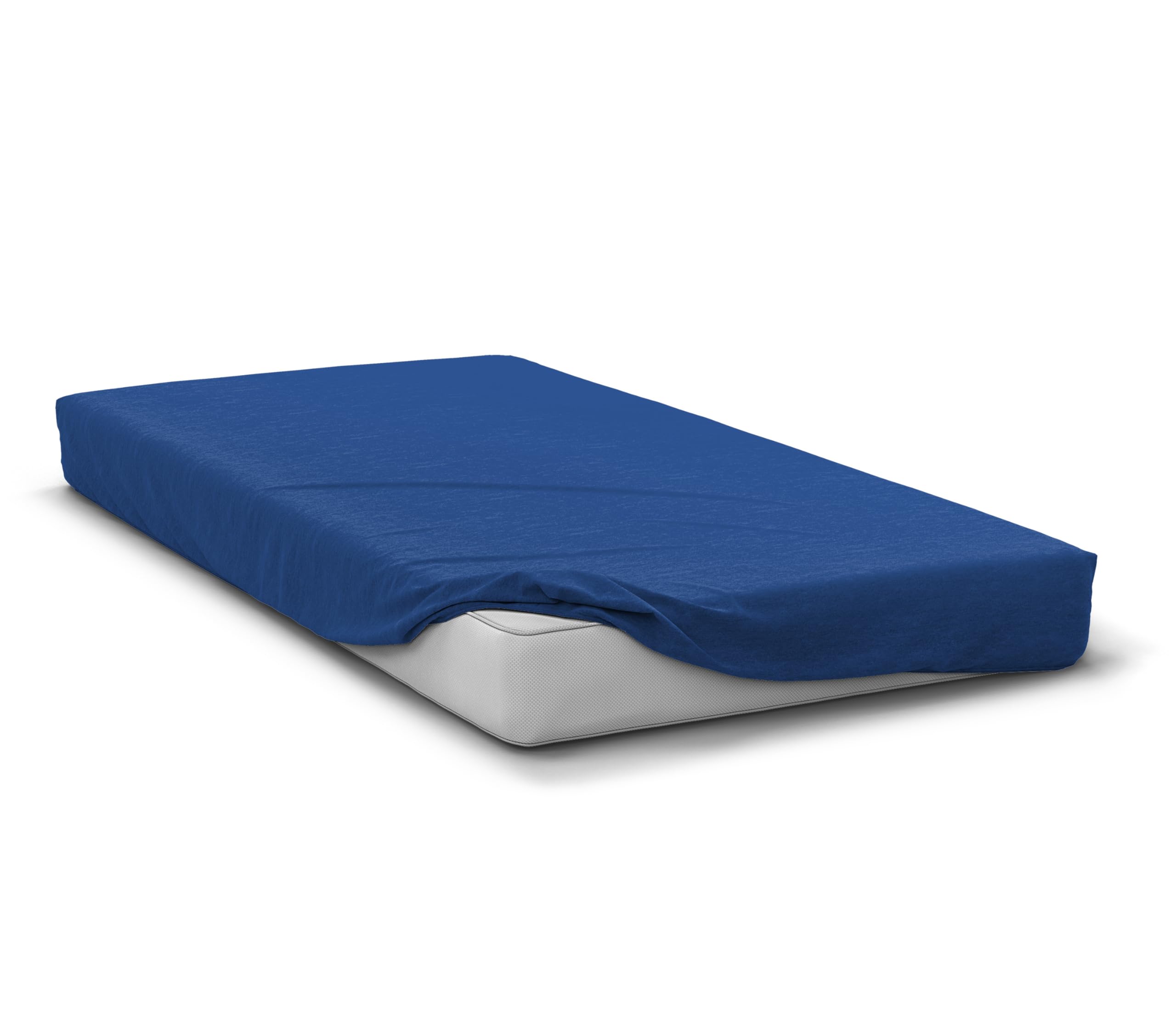Fitted Sheet 180 x 200 + 30 cm with Blue Cap