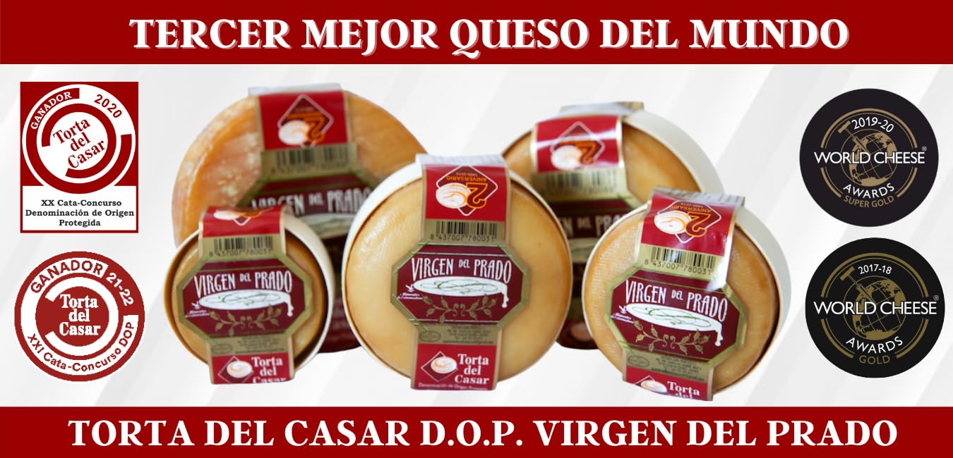 Torta del Casar D.O.P. Virgen del Prado (620 gr.), Dña Francisca. GEN IBÉRICO