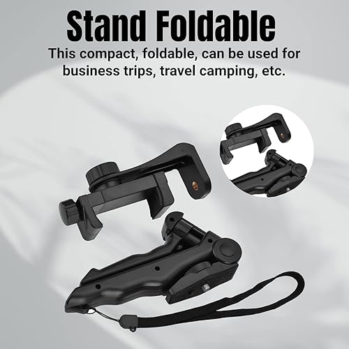 Miniatura 5 de Soporte de clip para teléfono celular, trípode resistente compatible con iPhone, teléfonos inteligentes, para trípode resistente, para trípode