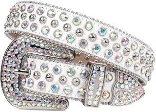 Cintura di strass cinghie occidentali con diamanti colorati cinghie con borchie for donna uomo fibbia maschio jeans maschili