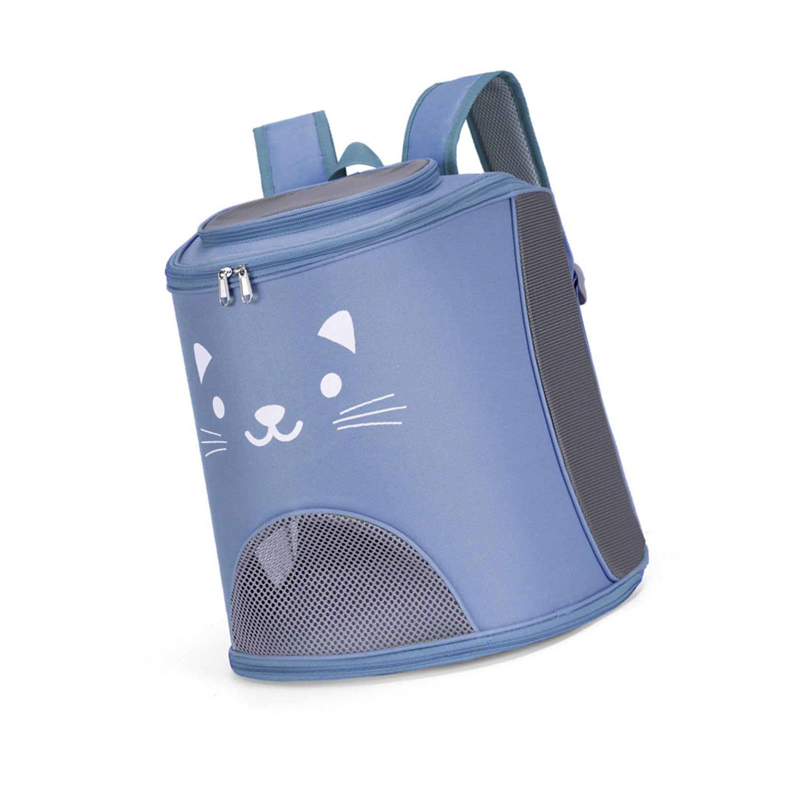 Zaino per animali domestici, tracolla ergonomica, grande capacità, rete traspirante per cani di piccola taglia, gatti e viaggi, trasportini quotidiani per animali domestici