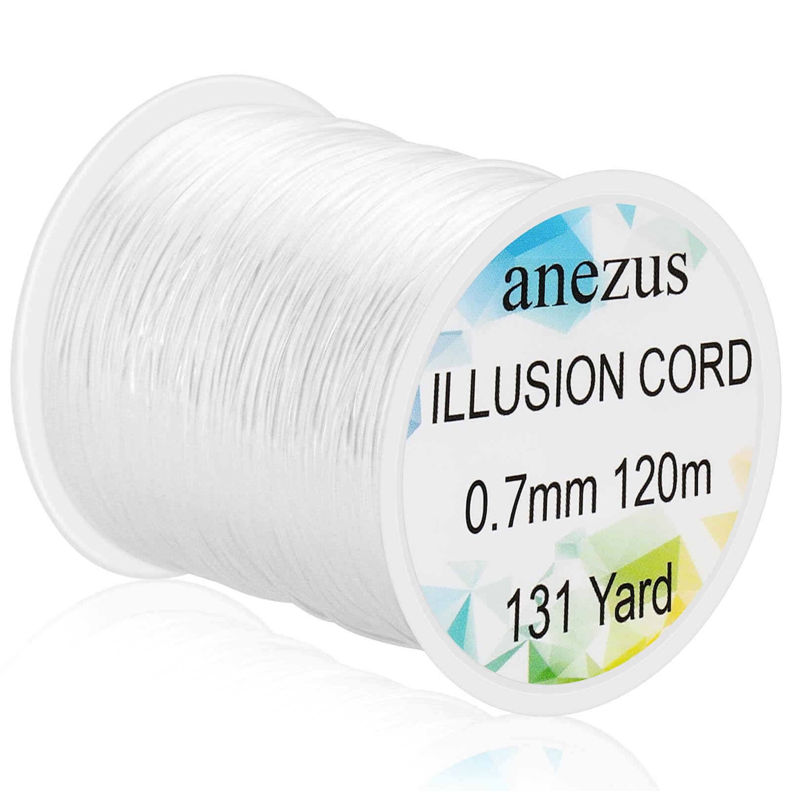 anezus Fishing Line Nylon String Cord Clear Fluorocarbon Strong Monofilament Fishing Wire (0.7mm)