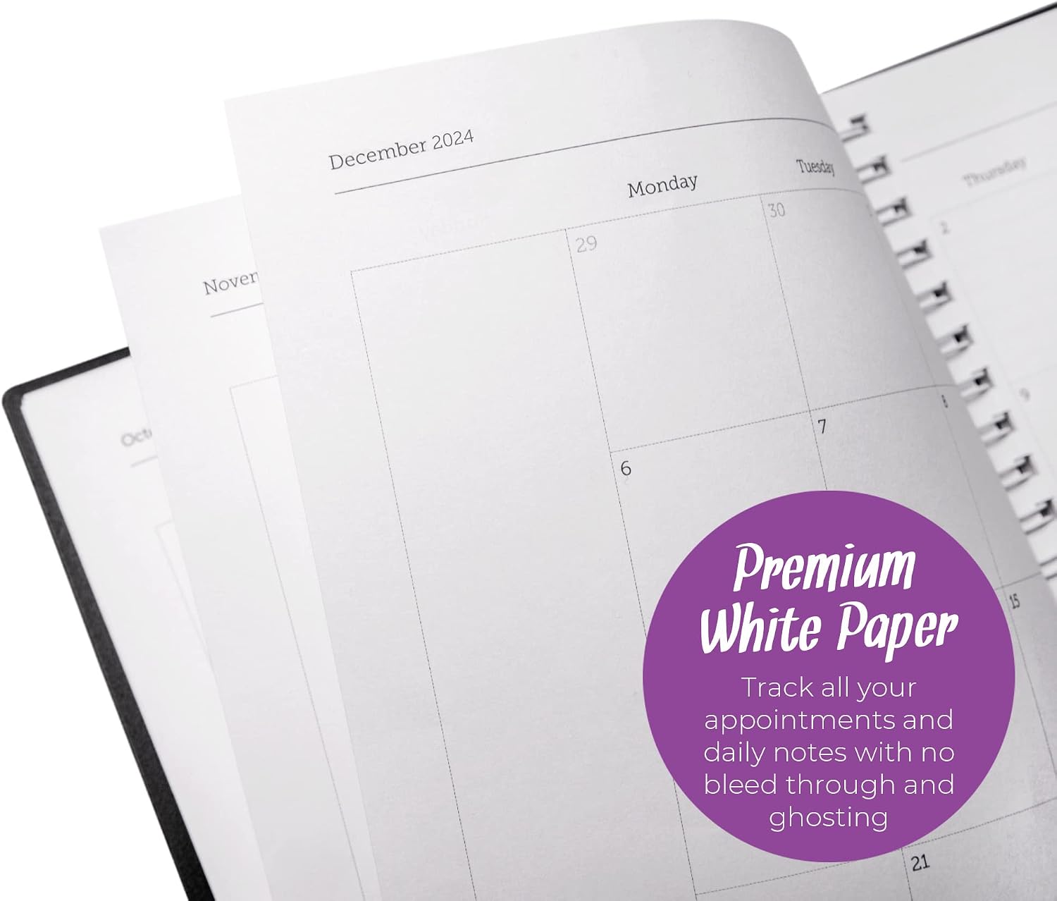 WallDeca 2022-2023 Academic Weekly Planner - Weekly & Monthly Planner, Jul 2022 - Dec 2023, 8" x 11" Flexible Cover, Notes Pages, Twin-Wire Binding (8 x 11-Inches)