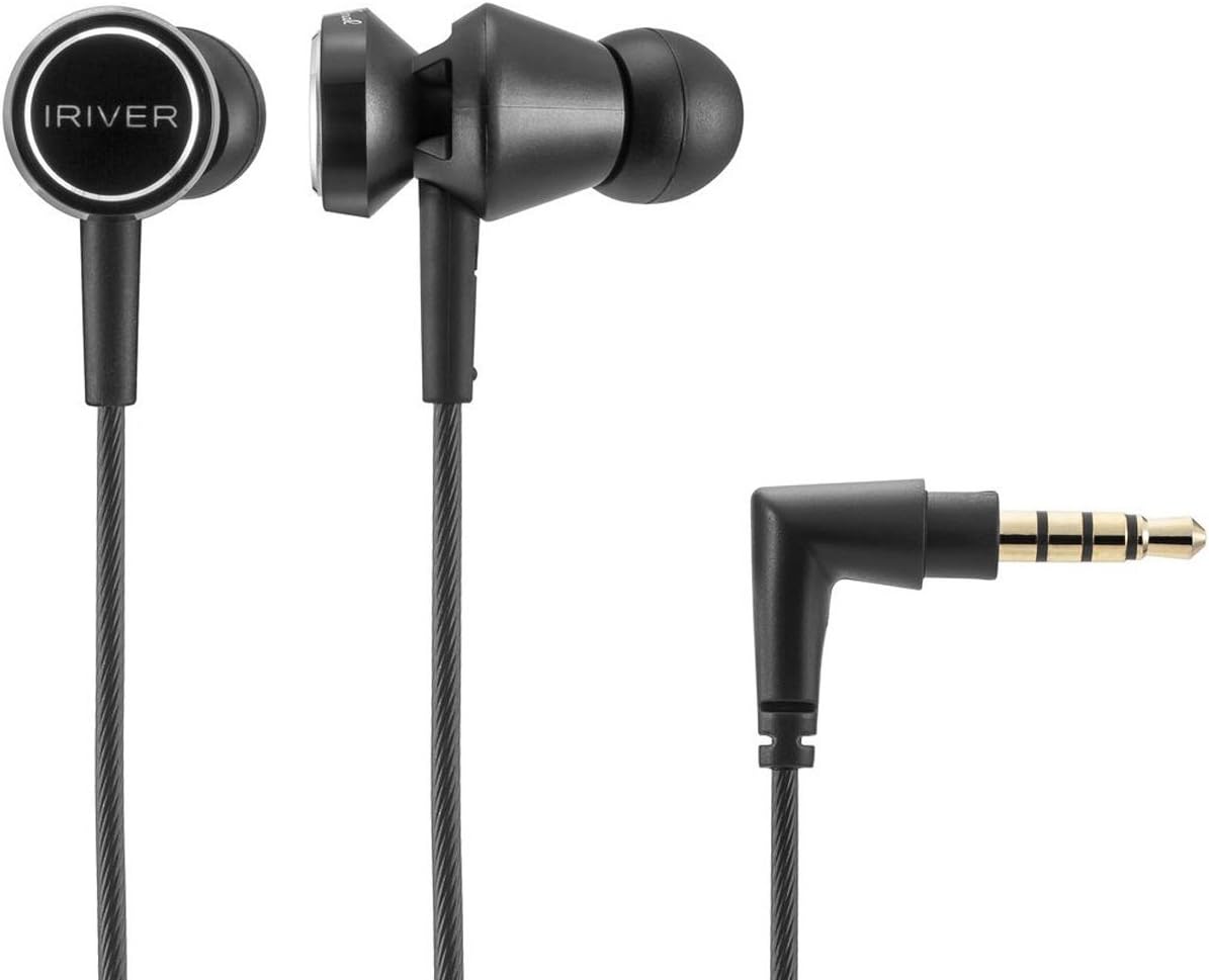iRiver AT2000 Dynamic Driver in-Ear Headphones - Black