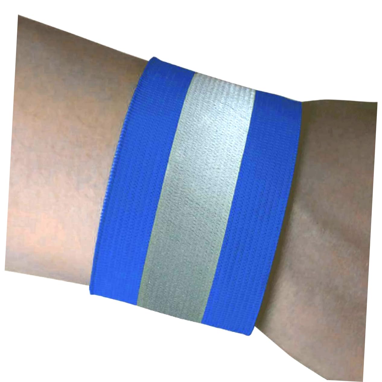YARNOW 36pezzi Fasce Riflettenti per e attività Notturne Braccialetti per Jogging e visibilità per Sportivi e Lavoratori all Blu