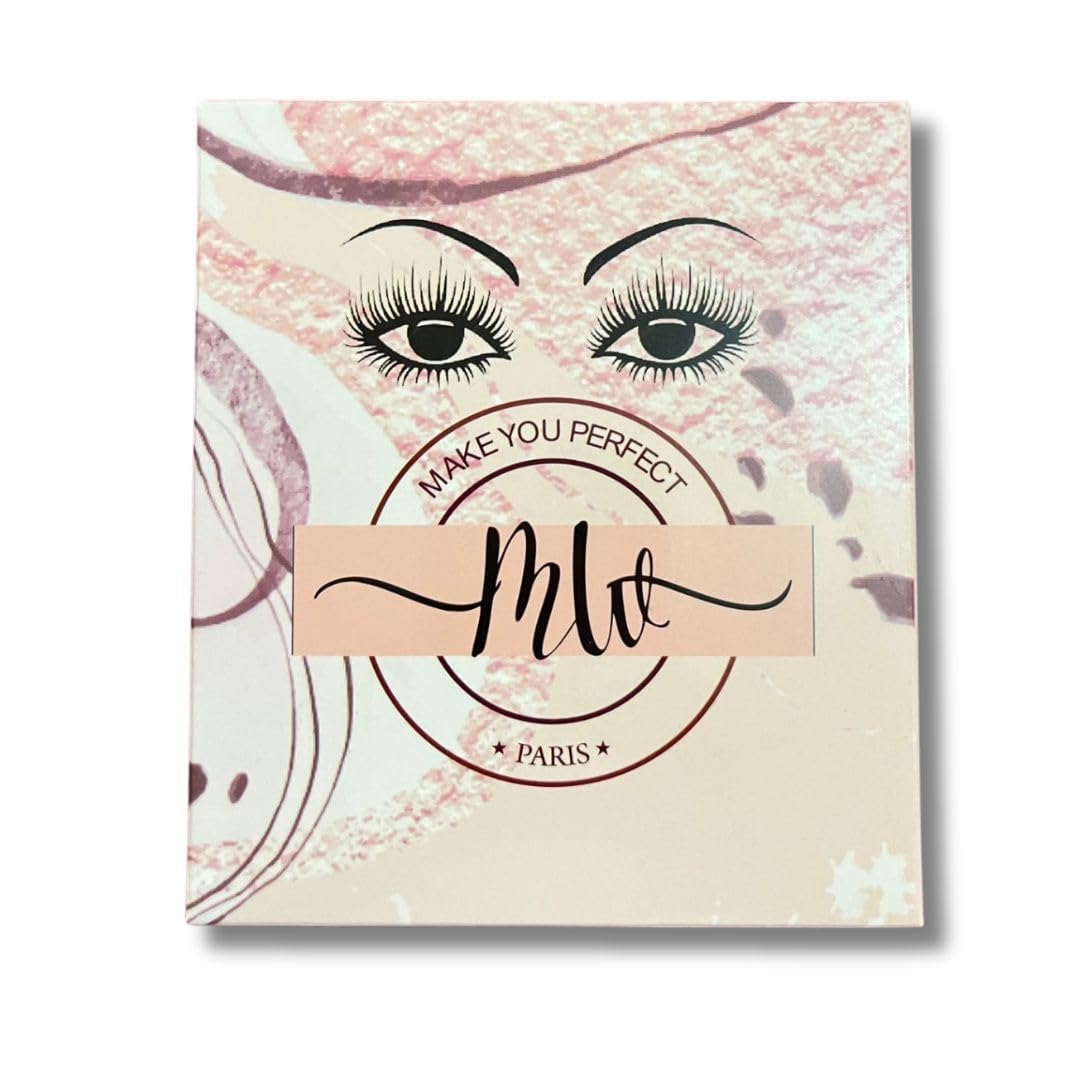 MW PARIS Magnetic False Eyelash 3D Faux Lashes Waterproof Natural Look Mink Eye Makeup Kit Lightweight Reusable Eyelashes