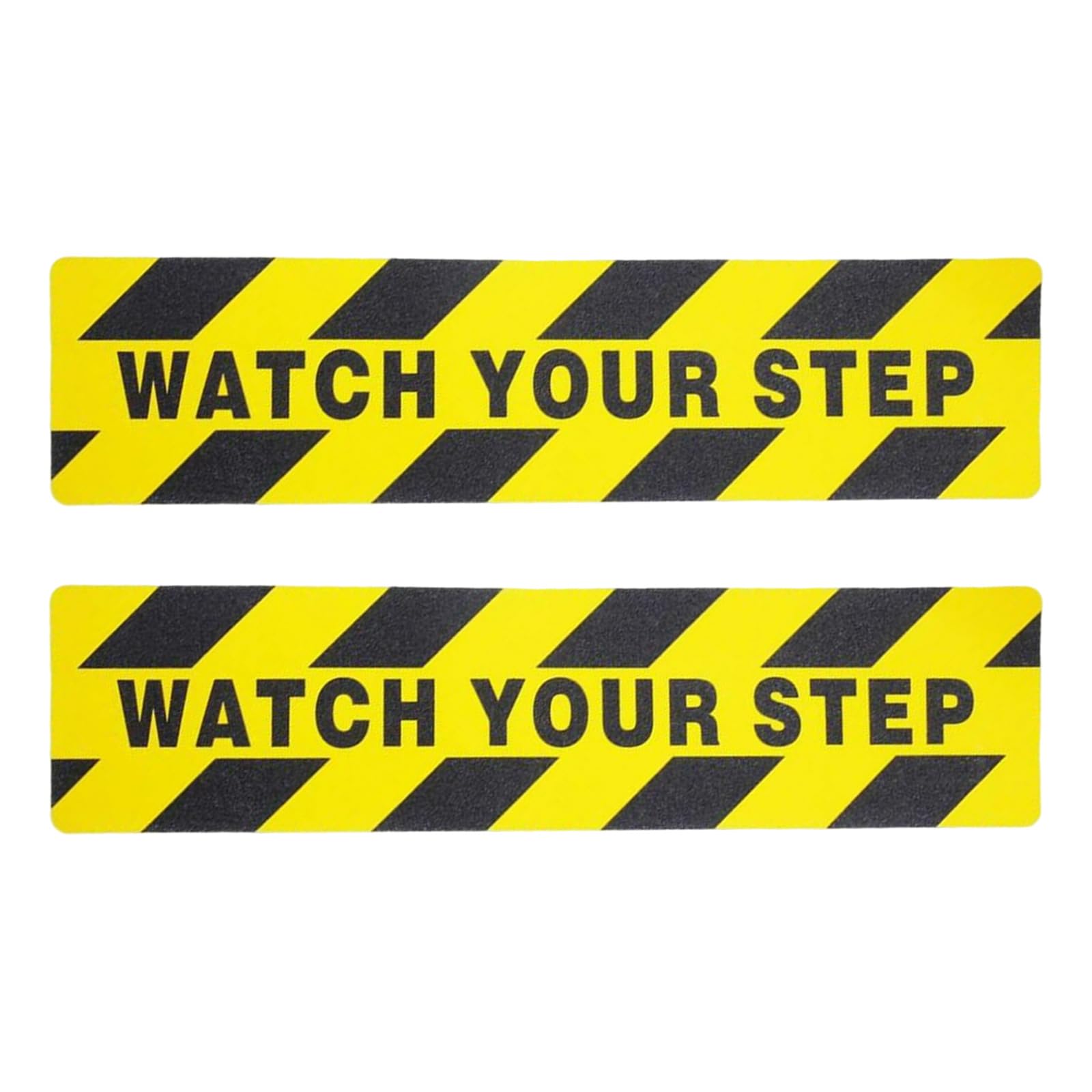 PureSphere 2 Pack Anti-Slip Watch Your Step PVC Floor Safety Decals 60x15cm