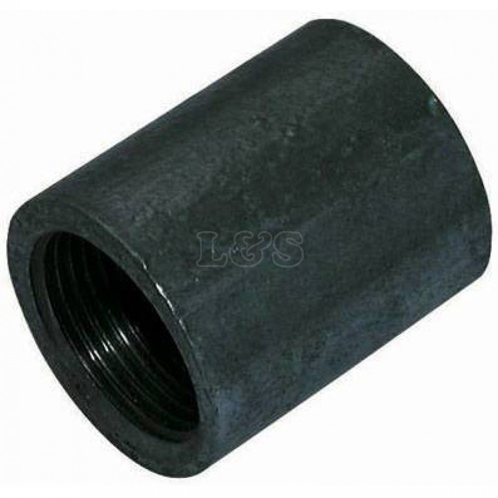 L&S Engineers Women's Black Weldable Malleable Iron Socket 1" Bsp