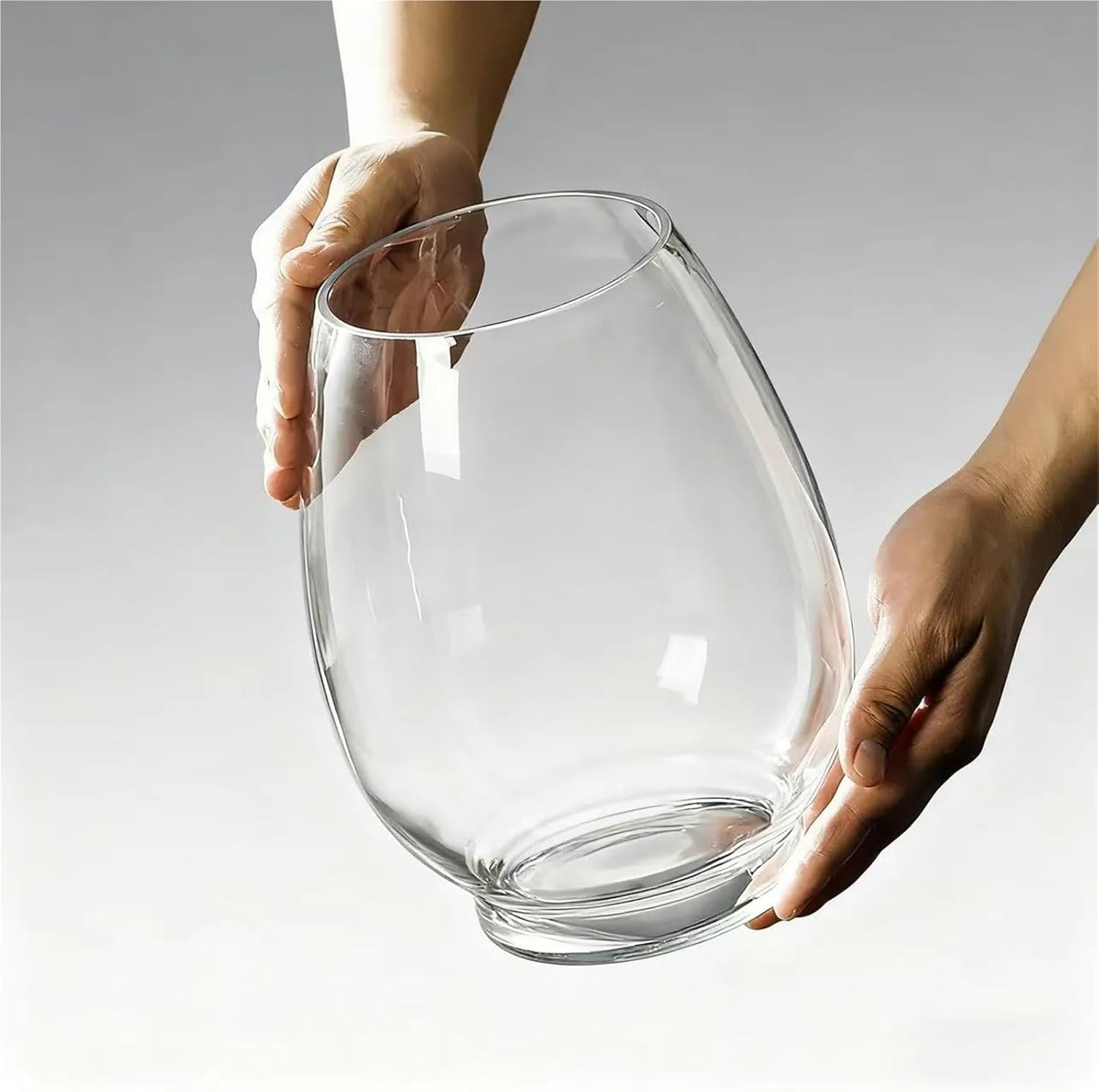 Glass Terrarium Planter for DIY Home Decor, Desktop Plant Display, and Indoor Greenery Transparent Moss Container for Tabletop, Office, Wedding(X-Large)