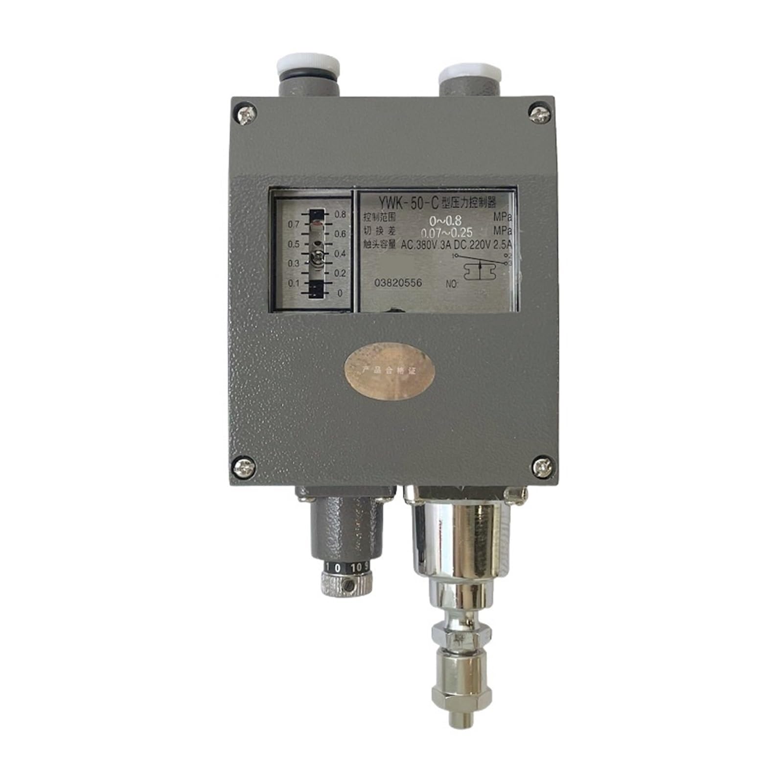 Pressostat YWK-50-C interrupteur de manomètre et relais de pression 0-0.3MPA