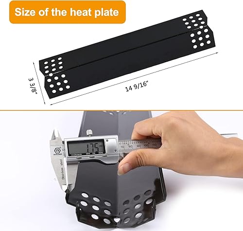 Miniatura 3 de Hisencn Piezas de repuesto para parrilla de gas para parrilla Expert Grill 720-0968C, 5 quemadores, tubos de tubo de quemador recto de acero