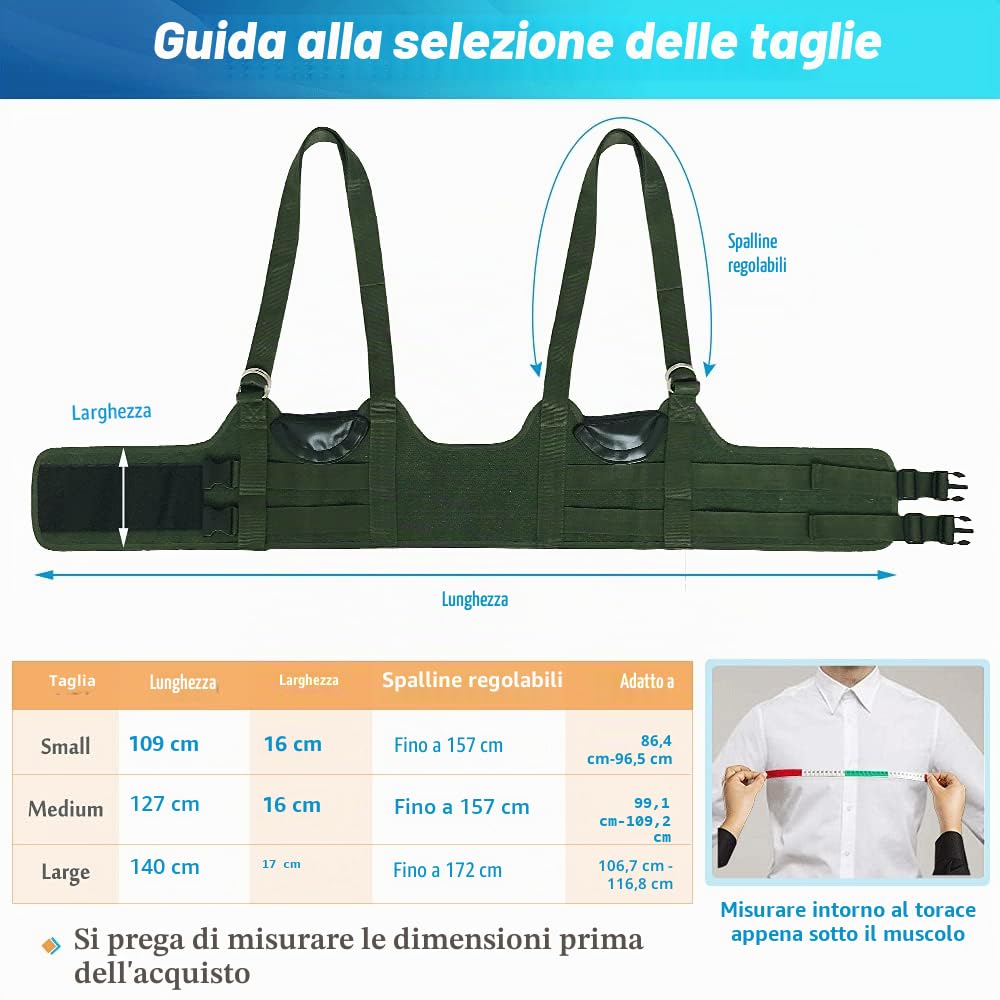 Cinghia lombare per decomprimere ernia del disco posteriore sollievo dal dolore alla schiena sciatica, scoliosi spinale decompressione macchina imbracatura verticale (medio)