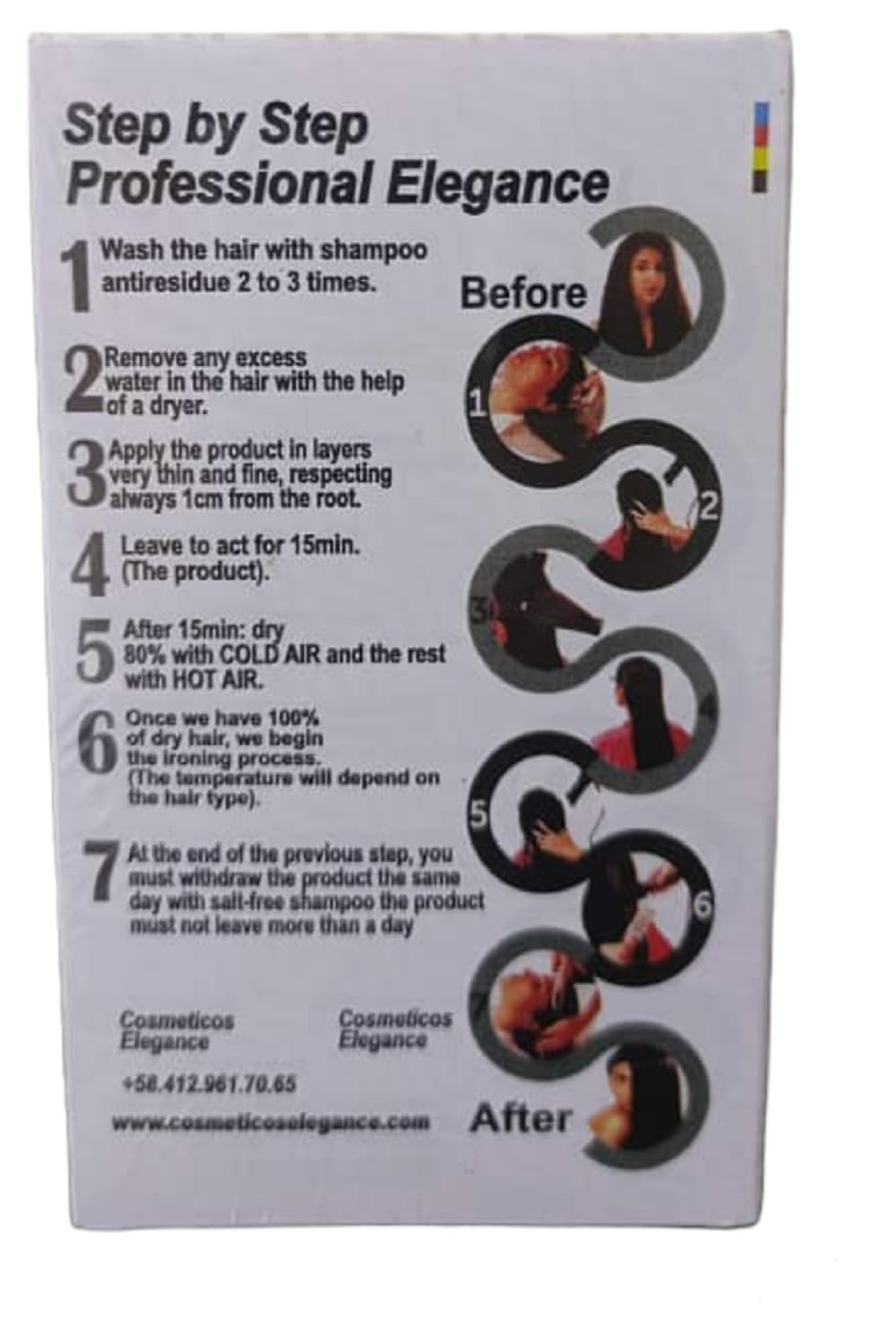 Elegance Professional Gold Hair Surgery . ideal for rebuilding extremely dry, discolored, porous and chemically fragile hair. (120ml o 4fl oz)