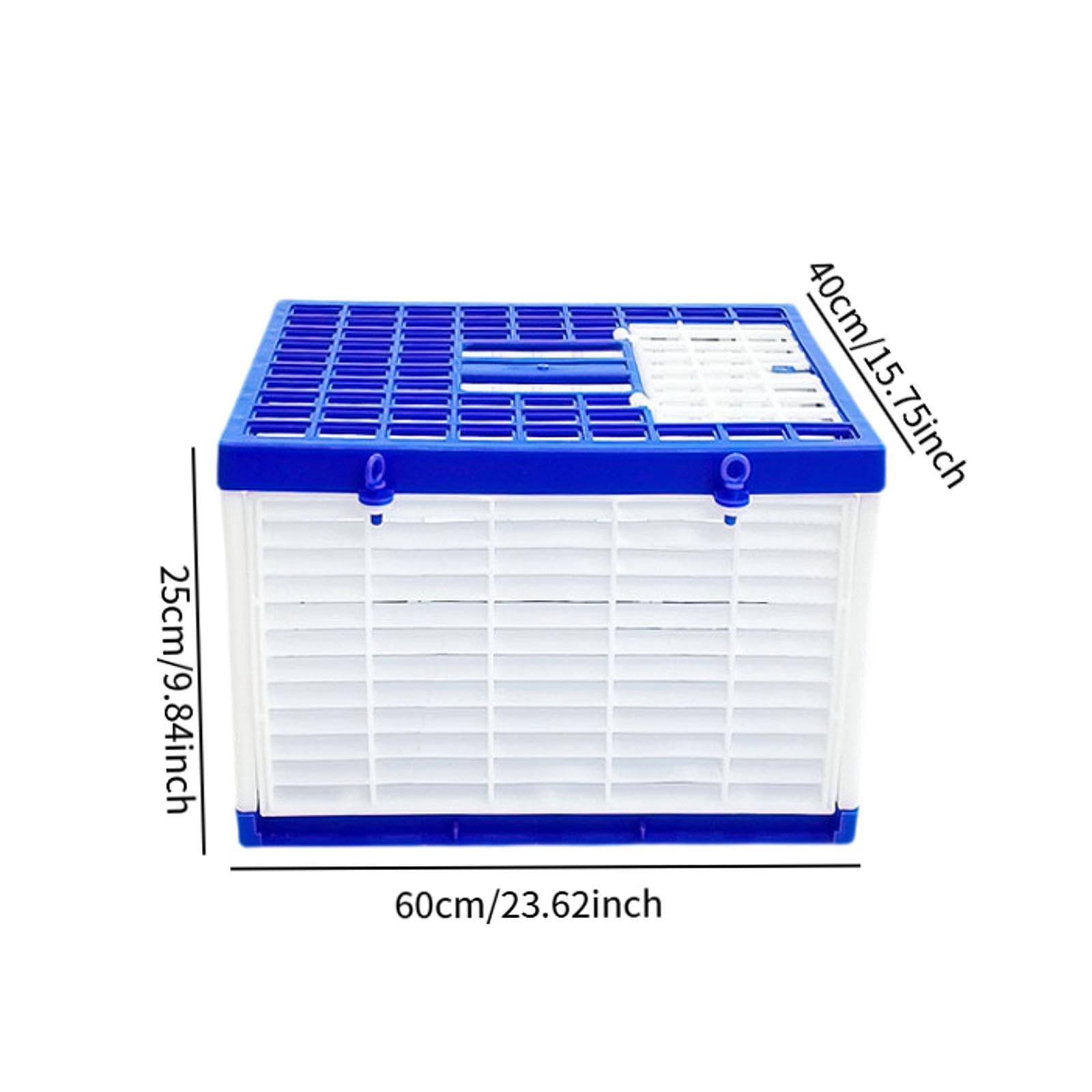 Jaula para Palomas, Jaula de Transporte Plegable, Caja Nido para Competición, Caja de Liberación con Apertura Práctica Y Gran Capacidad, Adecuada para, M