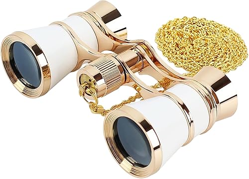 AouloveS Prismáticos para gafas de ópera, binoculares de 3 x 25 pulgadas, anteojos de teatro Lorgnette mini binoculares compactos con cadena para disponible en Yaxa Colombia