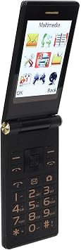 GSM Flip Phone for Elderly, Unlock Senior Flip Phone with Big Button, BT Flip Phone for Seniors, Fast Dial, SOS, Camera, Radio, Calendar, Calculator/3009