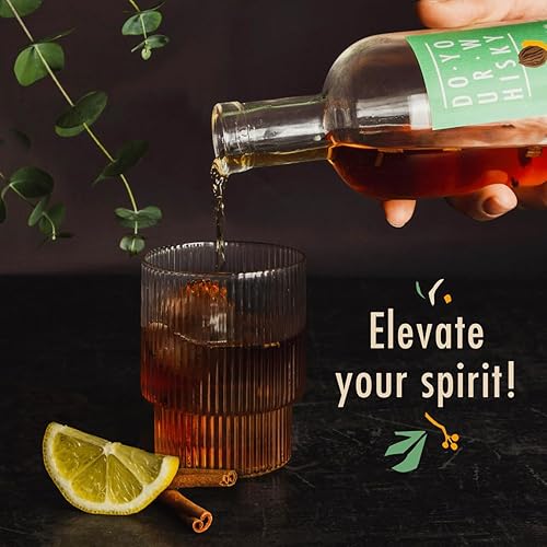 Vista 7 de Tequila Infusion Kit by Craftly Plant-Based Infusions for Cocktails Tequila Set for him Birthday Gift for Men & Women Spices & Bottle