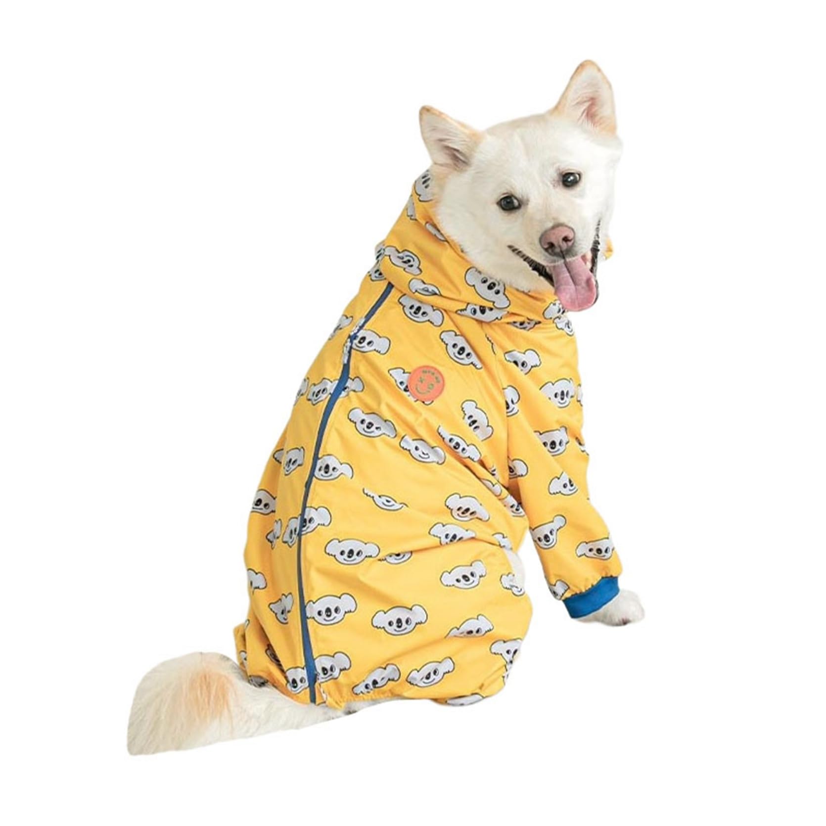 Amazon | 犬 レインコート 雨具 防水 防風 帽子付き 4本足 8サイズ 4XL