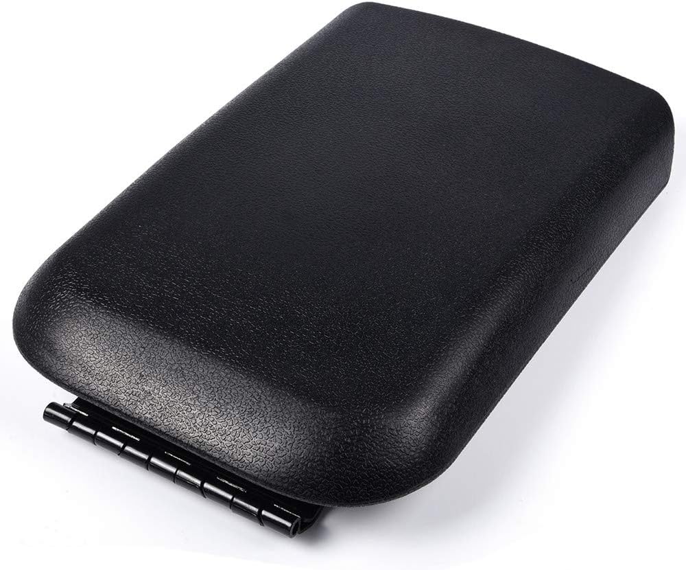 Center Console Armrest Lid with Latch Compatible with Ford Mustang 2005-2009 Replacement 5R3Z6306024AAC Black