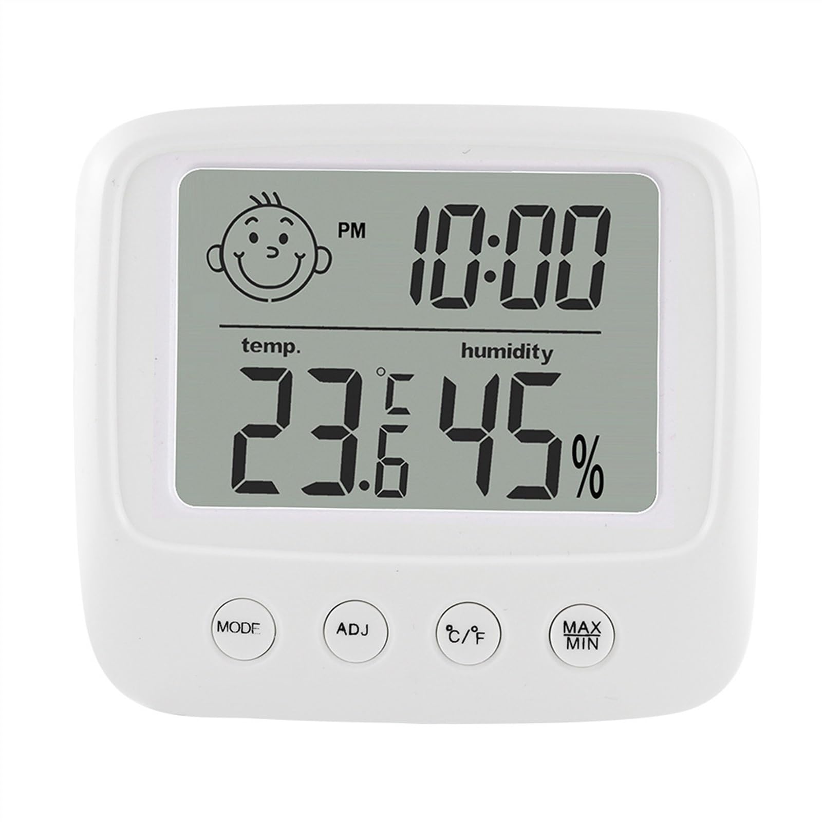 Termometr higrometr z czujnikiem temperatury i wilgotności do wnętrz cyfrowy wyświetlacz LCD(E0828s)