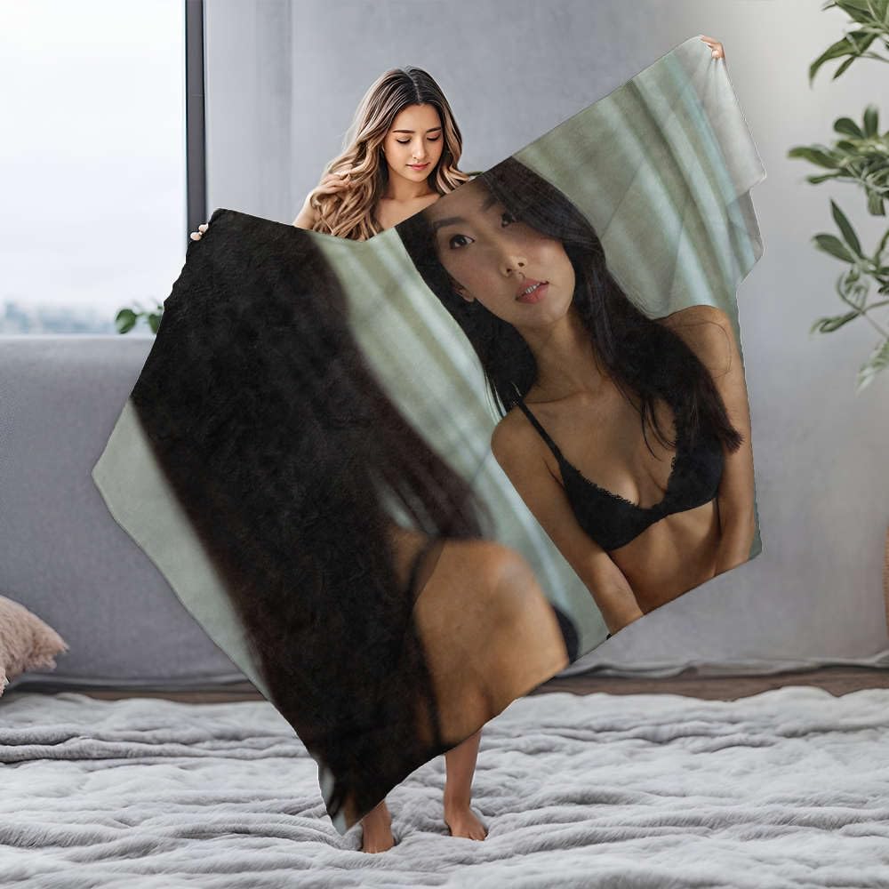 Couverture douce en flanelle design artistique haut de gamme