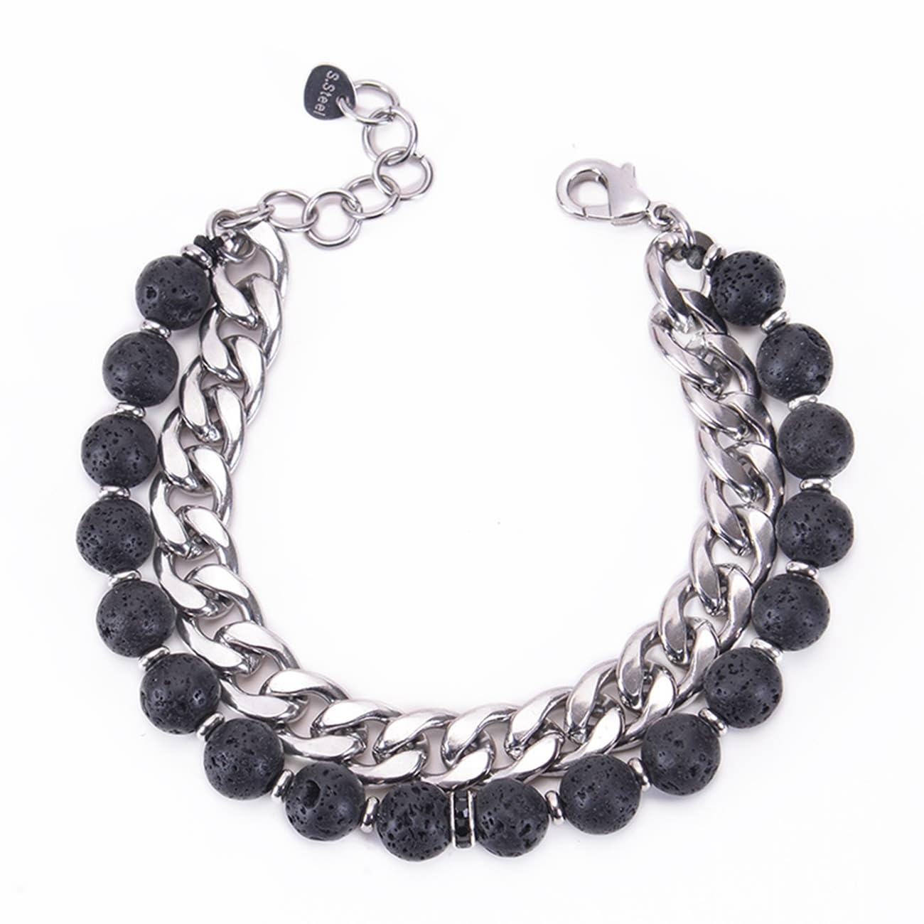 Bracelets de perles faits à la main pour elle et lui en pierre 8mm - 8