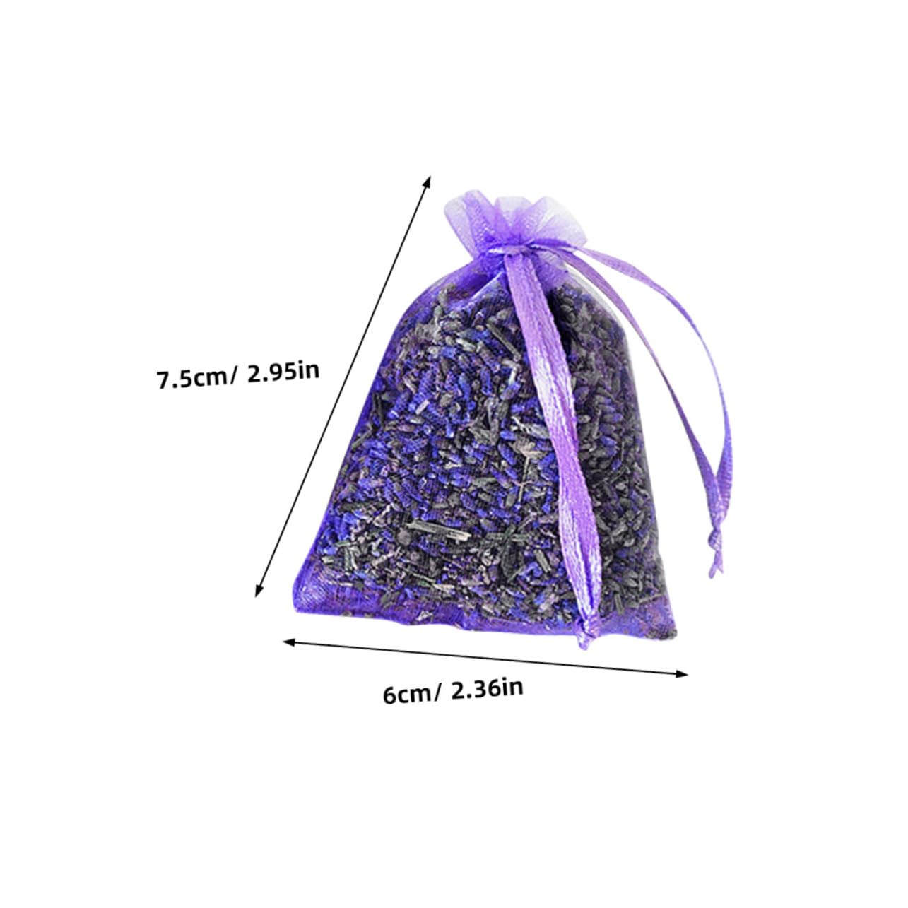 Unomor 10pcs Lavender Sachets for Clothes Storage Fragrant Supplies for Closets Spaces Dried Lavender Scented Bags Sweet for Home Wardrobe