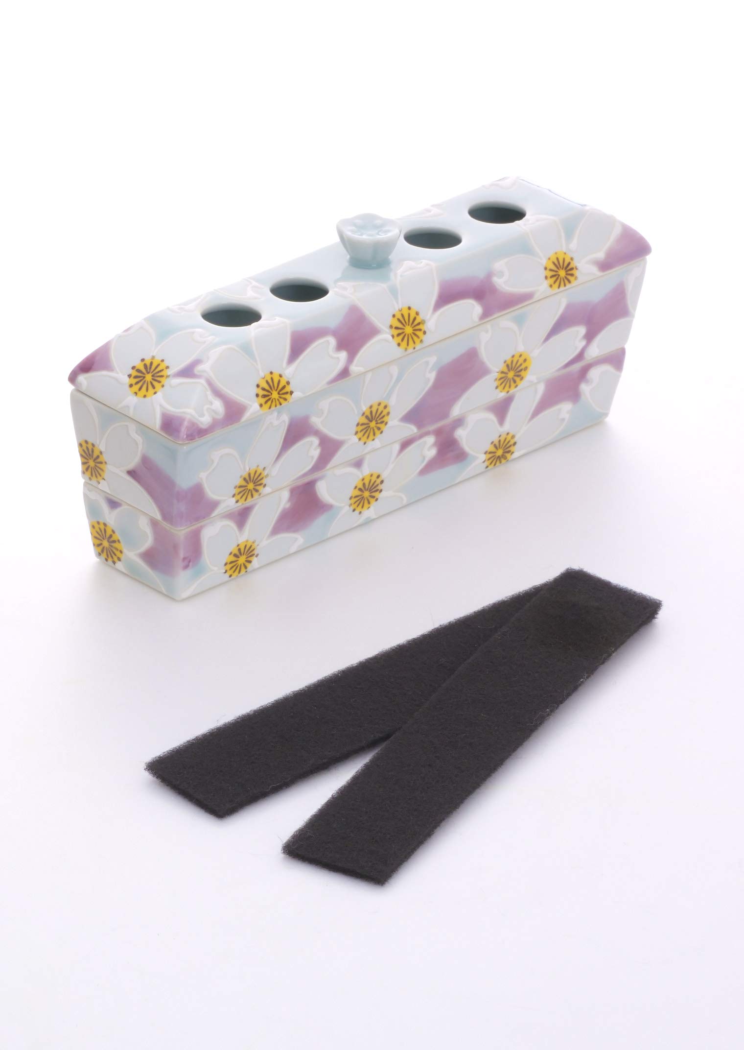 Amazon｜団陶器 線香入れ 線香ケース 線香立て 横置き 仏壇 お線香