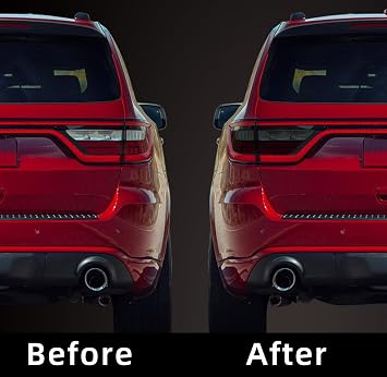 Blackout Car Taillight Vinyl Tint Film Precut Overlay Tail Light Wrap Cover Compatible with Dodge Durango 2014-2021 (Taillight)
