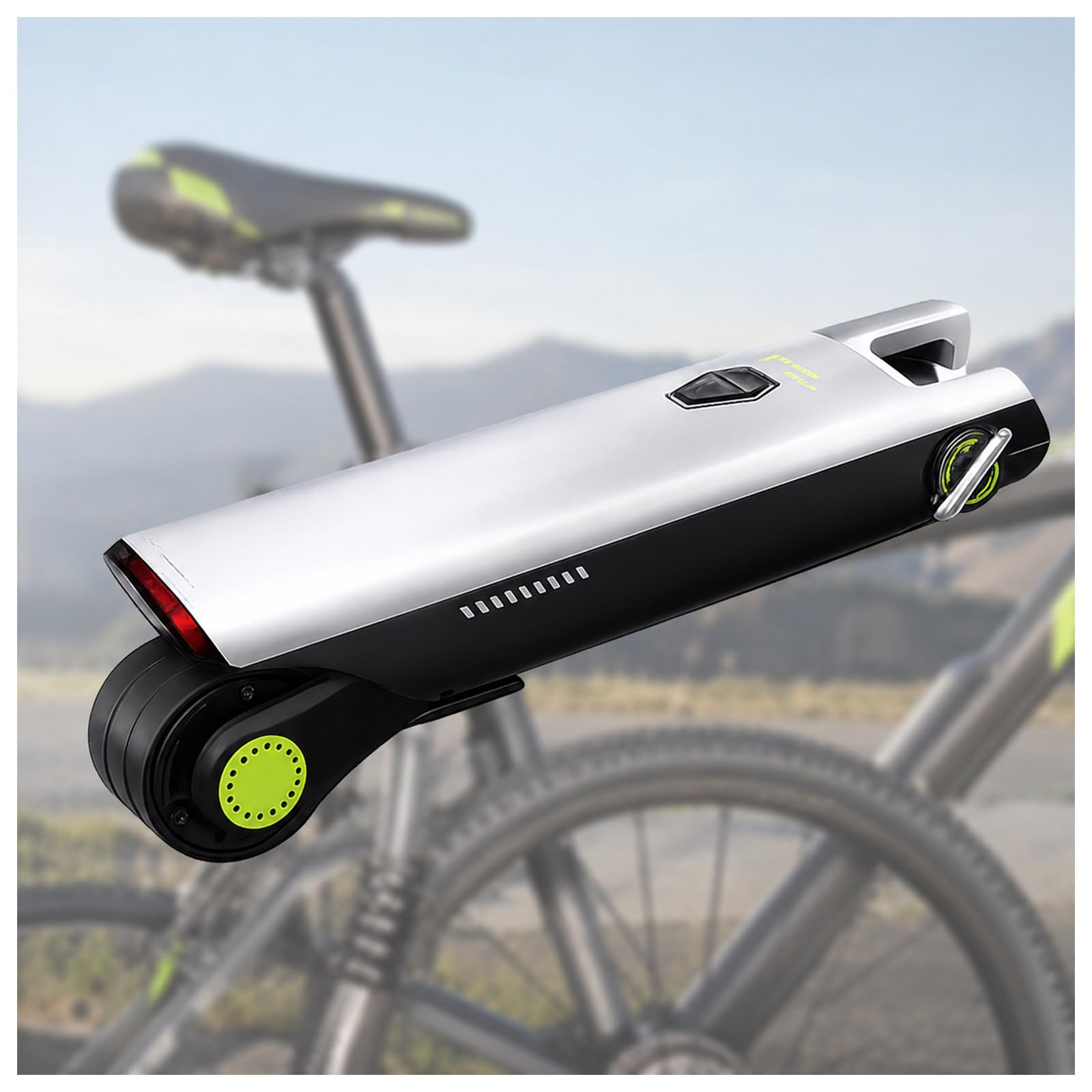 Wangyingxu Bicycle Power Booster, Electric Bicycle Booster with 25KMH Top Speed, 50KM Range, Portable 2KG Drive Unit, 4 Power Assist Modes for Adult Cyclists
