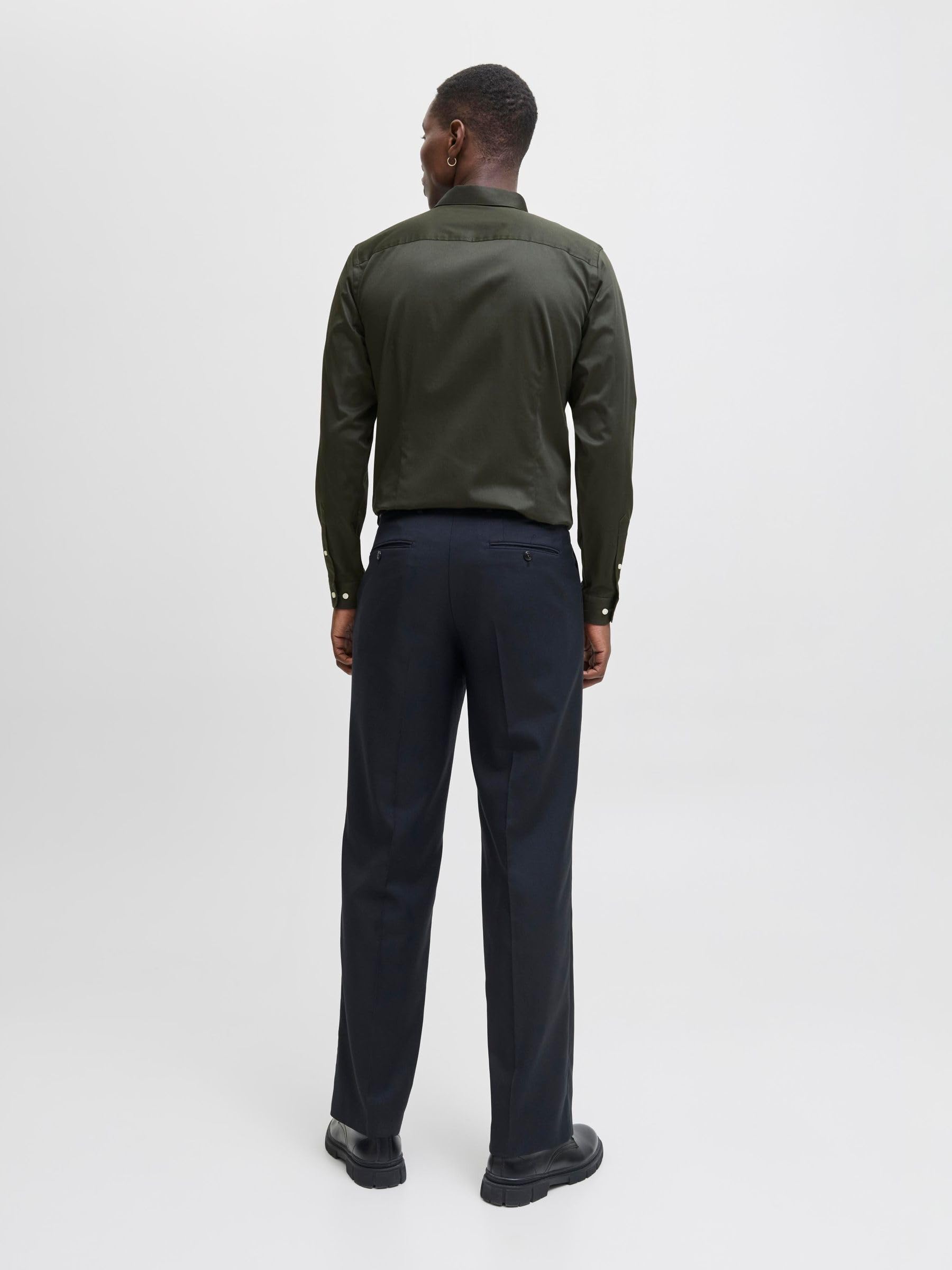 JACK & JONES Męska koszulka Jprblaparma L/S Noos, rodzynka, M