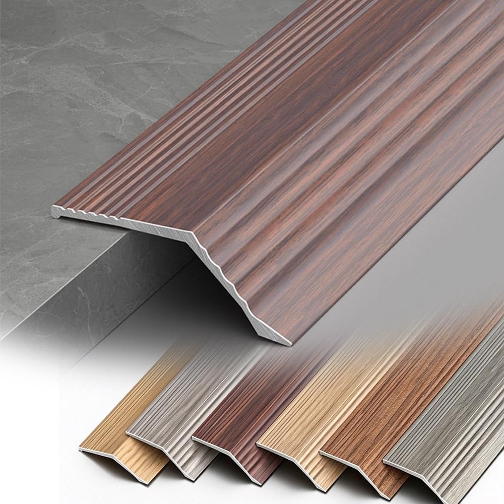 SIPIURIUIK Aluminum Floor Transition Threshold Strip Doorway Edge Trim