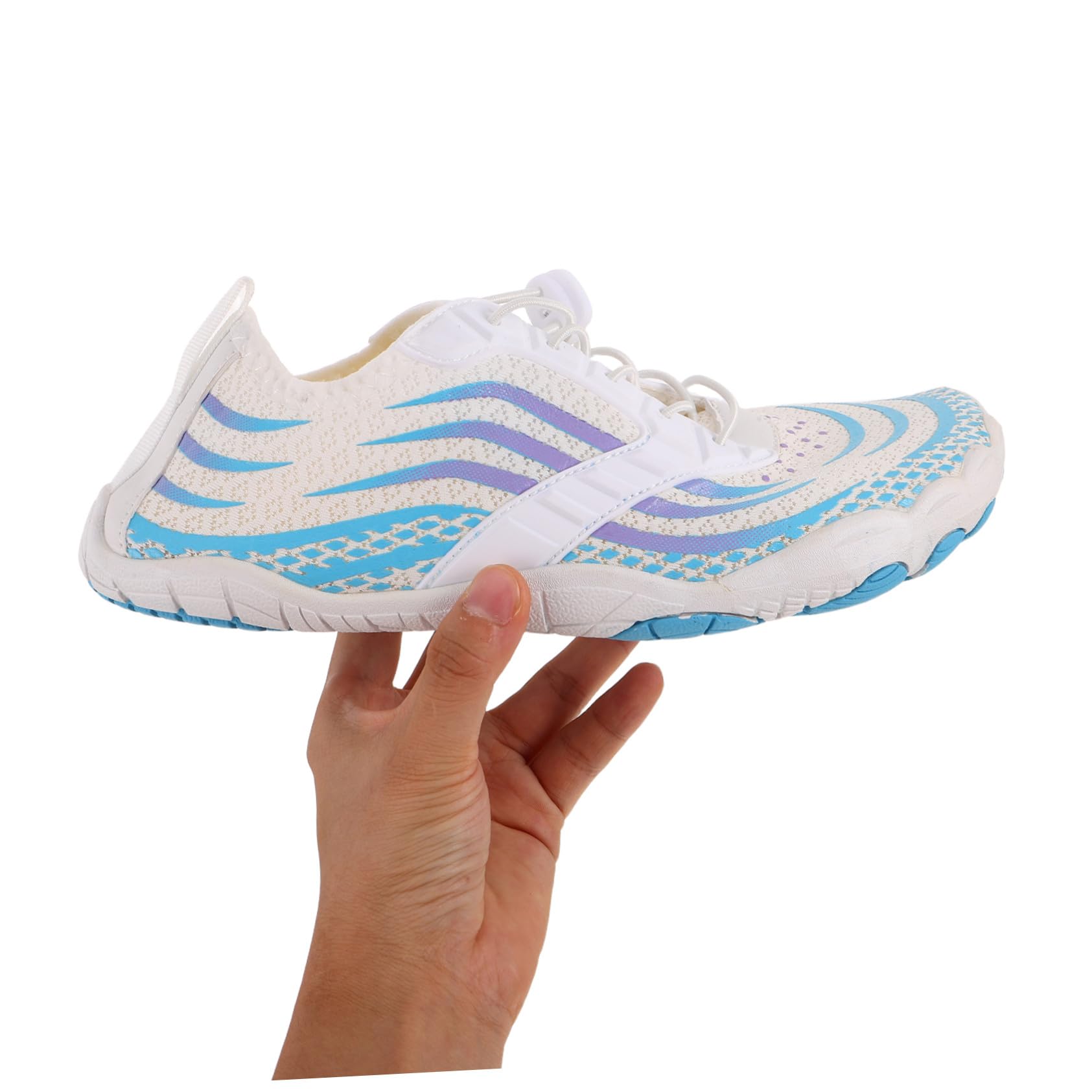 Beaupretty Zapatos de Agua Unisex Antideslizantes para Mujer y Hombre Secado Rápido Transpirables Cómodos y Flexibles para Playa Piscina Surf y Trekking Talla