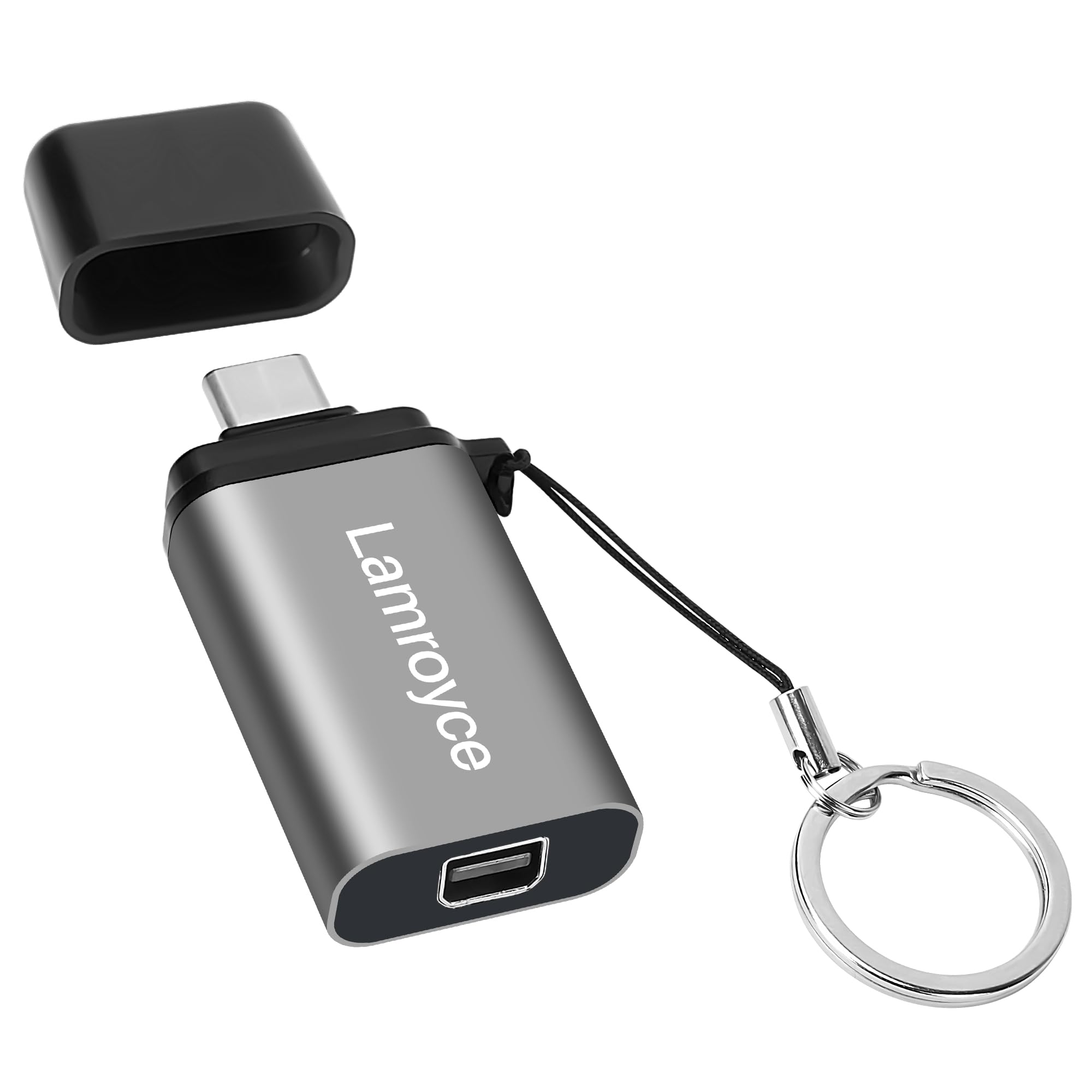 8K USB C to Mini DisplayPort Adapter, Portable USB Type-C Male (Source) to Mini DP Female (Screen) Converter Connector Supports 8K@60Hz,4K@120Hz for