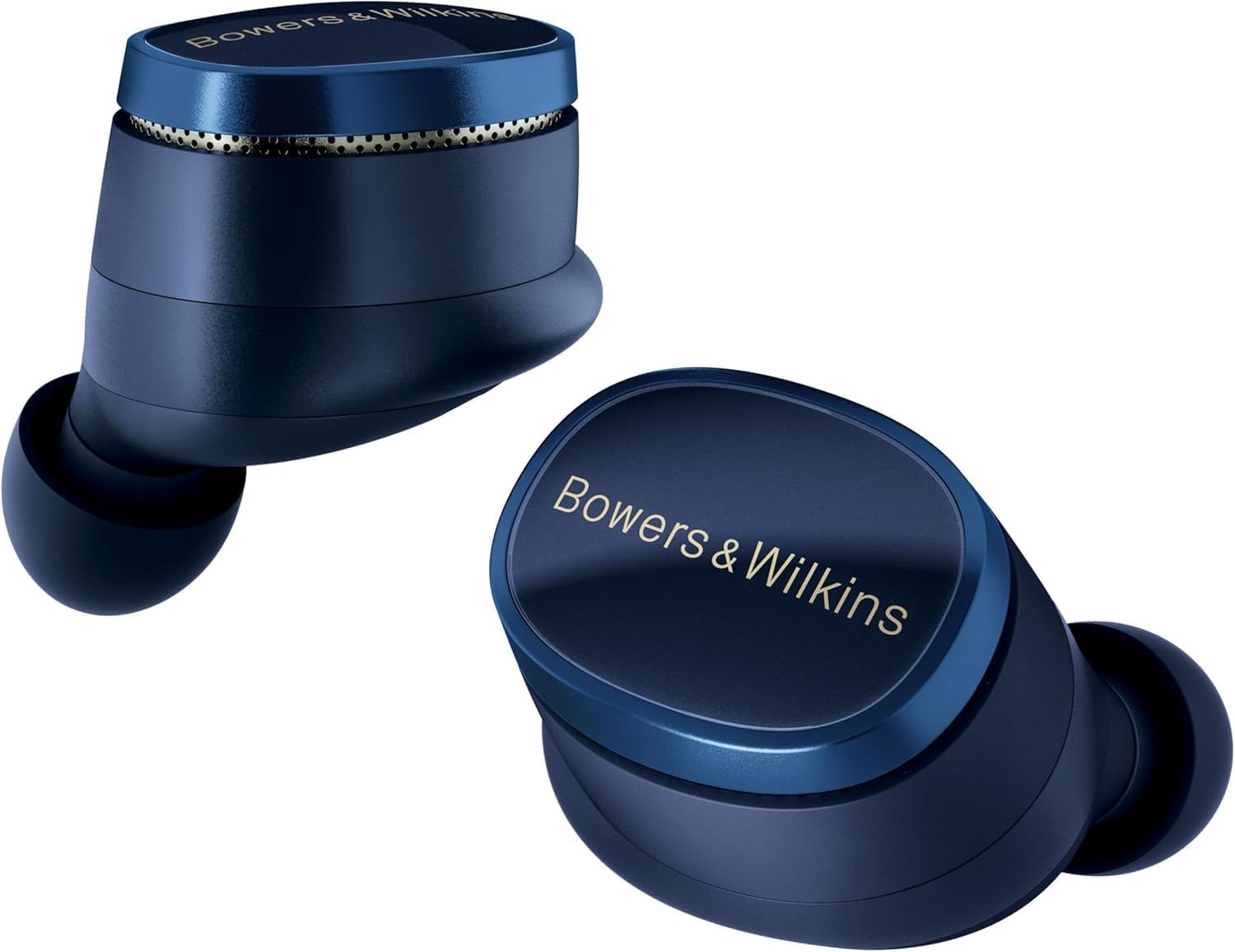 Bowers & Wilkins Pi8 True Wireless Noice Cancelling Headphones with Bluetooth, aptX, Active Noise Reduction (ANC) and Built-in Microphones - Midnight Blue