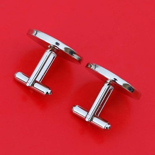 Miniatura 4 de US 1938 Indian Head Buffalo Nickel Coin Silver Plated Cufflinks NEW