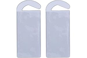 ZOKLU Handicap Placard Protector for Vehicles - (x2) Weatherproof, Durable, Reflective Vinyl Placard Holders