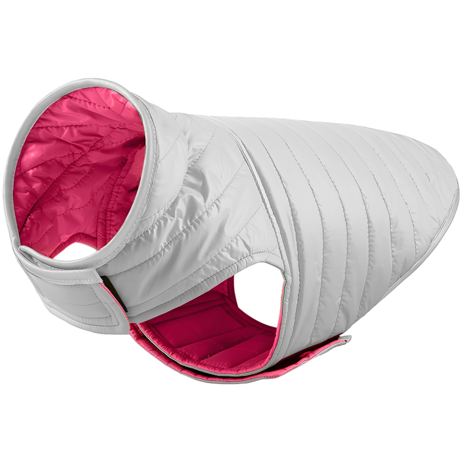 Chaleco de invierno para perros pequeños reversible acolchado que soluciona el frío en la talla L