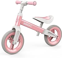 BOBIKE Toddler Balance Bike for 1-4 Year Olds: Adjustable Seat & Handlebar, Lightweight 4.5lbs No-Pedal Training Bike - Best Kids Gift