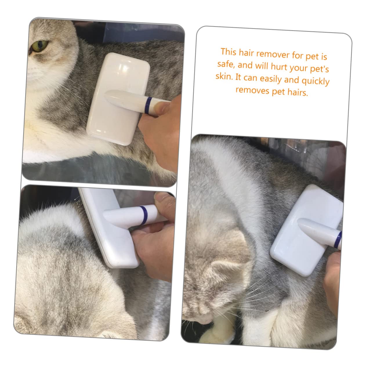 Brosse pour Chien et Chat Anti-mue Démêle Poils sans Tirer Accessoires de Toilettage Efficaces