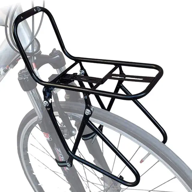 Front Bike Pannier Rack - 15KG Load Capacity, Fits Most Bicycles
