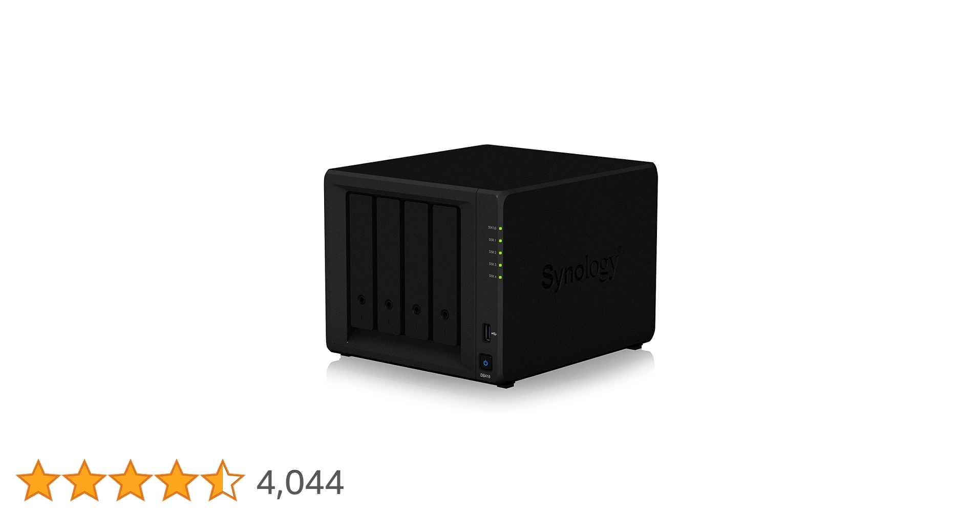 外付けハードディスク・ドライブ Synology DS418 + 8TB HDD x 4 外付け