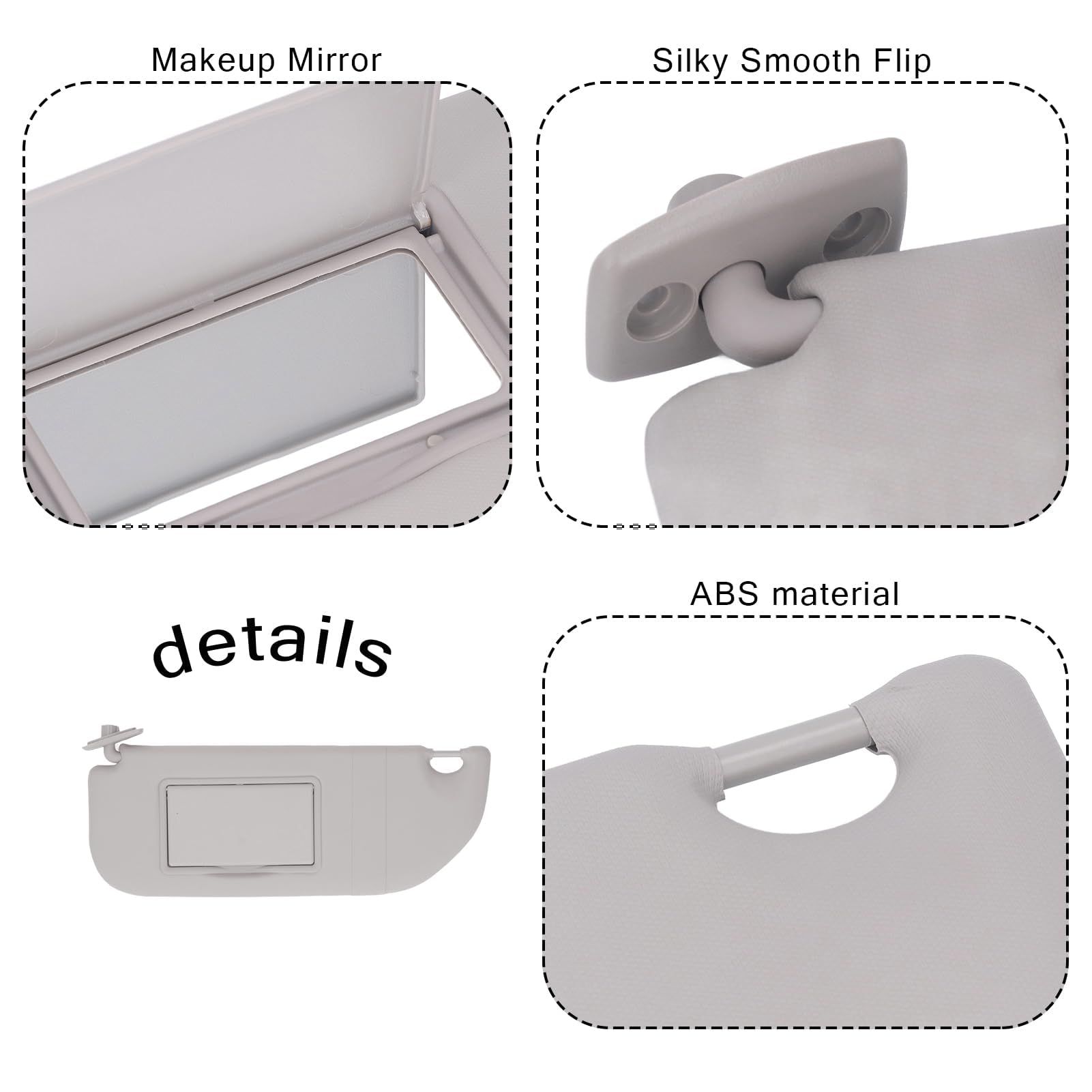 Lado del Conductor Izquierdo Sun Visor Genuine No. 98038433ds Kit Anti resplandeciente Kit Directo para Modelos C3