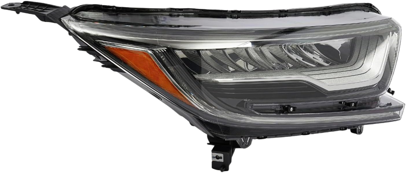 Full LED Headlight Assembly for 2017-2021 Honda CRV Touring/Hybrid EX/Hybrid EX-L(NOT GAS Models), Head Lamp Passenger Side OE 33100-TLA-A11, 33100TLAA11