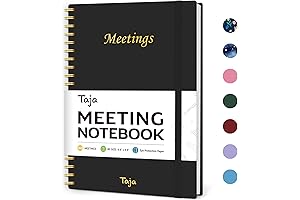 Meeting Notebook for Efficient Business Organization