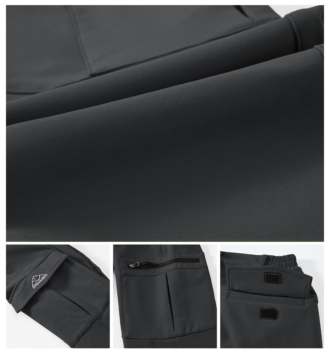 Gopune Pantaloni isolati da neve impermeabili antivento da donna
