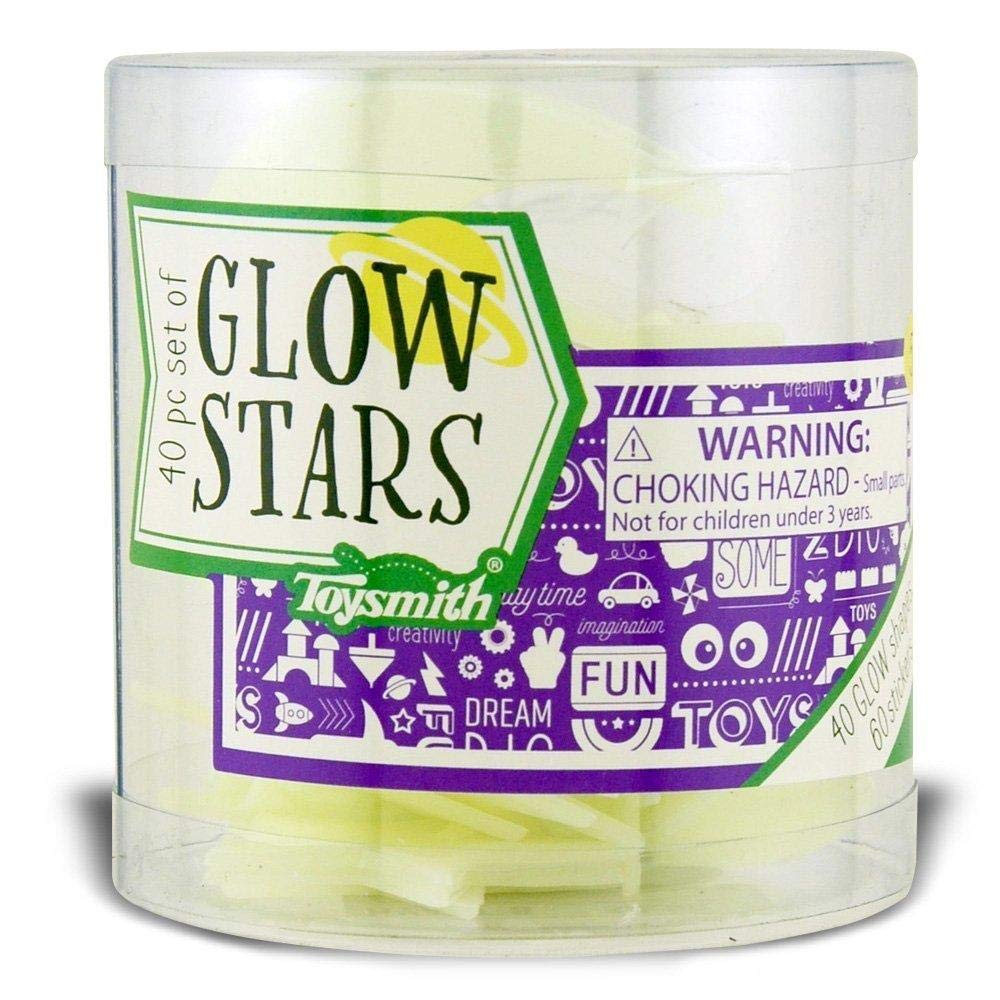 Toysmith Cosmic Glow Stars Room Decor - Glow Stickers - for Boys & Girls Ages 5+